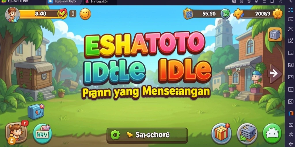 Tampilan gameplay ESHATOTO yang menarik dan menyenangkan.