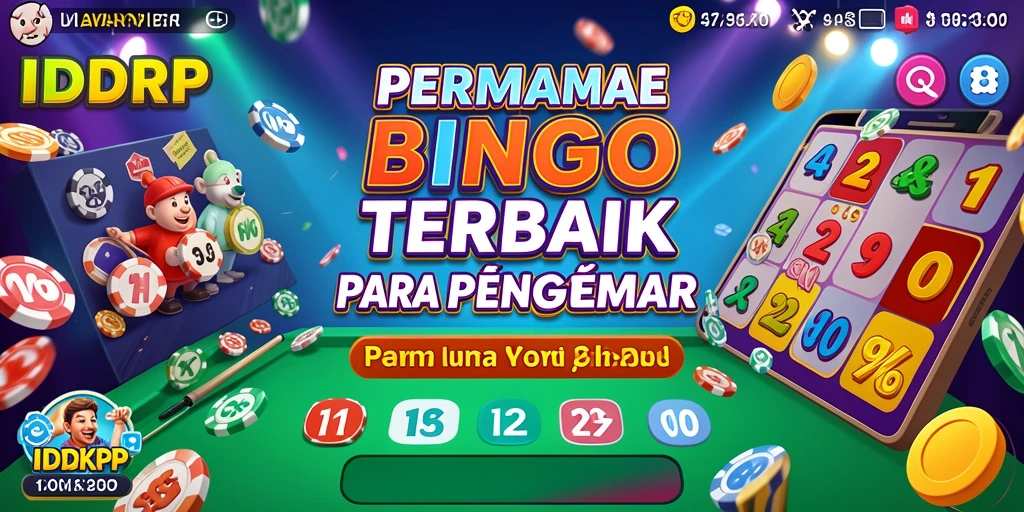 Tampilan gameplay seru dan interaktif di IDRRP Bingo.