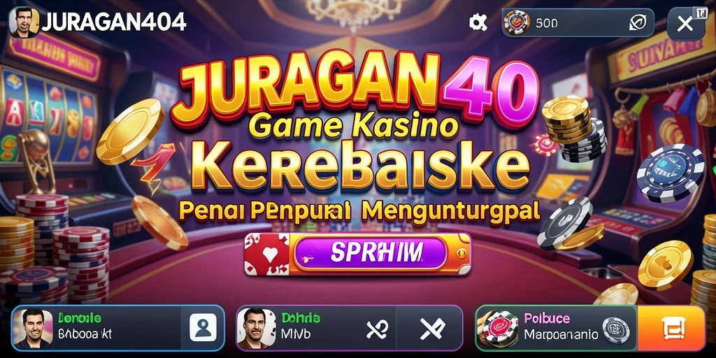 Screenshot gameplay JURAGAN404 menampilkan suasana permainan kasino yang mengasyikkan.