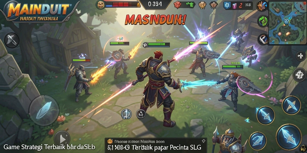 Tampilan gameplay dari MAINDUIT yang menarik dan interaktif.