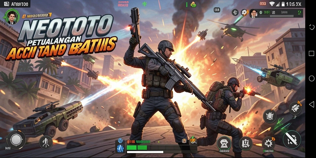 Tampilan gameplay NEOTOTO yang seru dan menegangkan.