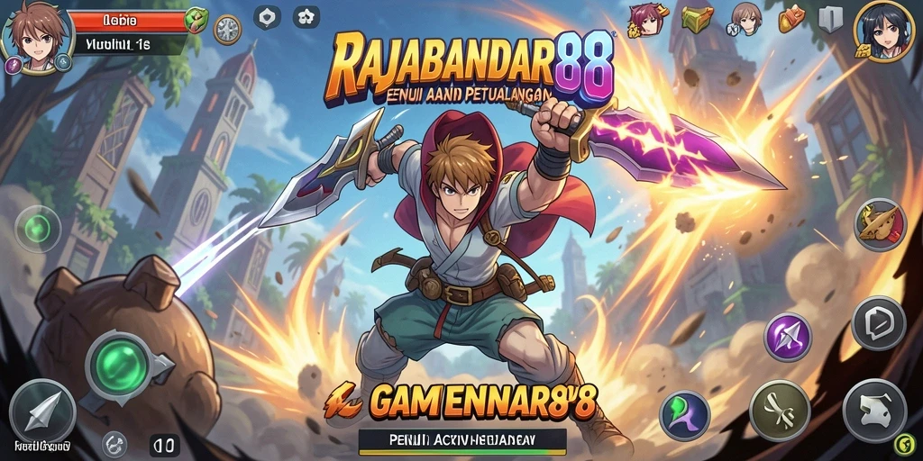 Tampilan menakjubkan dari gameplay RAJABANDAR88 yang memukau.